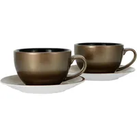 CreaTable Cappuccinotasse 0,3 l Gold 4 St.