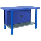 Simonrack Simonwork Werkbank BT6L PRO METAL CABINET 1500  (L x B: 73 x 150 cm, Arbeitshöhe: 83 cm, Belastbarkeit: 700 kg, Blau)