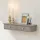 [en.casa] Wandregal Geeste 60 x 15 x 10 cm Hellgrau