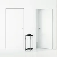 Zimmertüren mit unsichtbaren Zargen 'DMB SET' Weiß- Tapetentüren inkl. Zarge