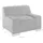 DOMO collection Sessel Bero Mikrofaser 101 x 74 x 85 cm Beige