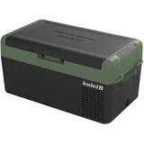 Indel B ITB20 Tragbare Kompressor-Kühlbox e Gefrierbox, 20 Liter Kapazität, Wechselbarer Türanschlag, für Auto, Wohnmobil, Camping, LKW, 12/24V DC mit Zigarettenanzünder-Anschluss