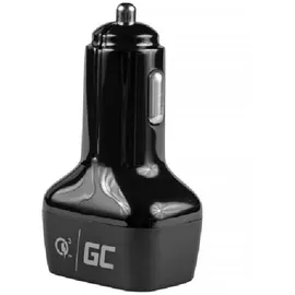 Green Cell 1x USB-C 24W Power Delivery 1x USB Quick Charge 3.0 (CAD33) - Schwarz