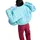 Roxy Outdoorjacke "Seaside Resort", Damen, Gr. XL, airy blau as if plaid, Obermaterial: 100% Viskose., Jacken Outdoorjacke