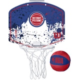 Wilson Mini-Basketballkorb NBA Team MINI HOOP, Detroit Pistons Kunststoff