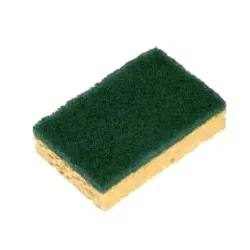 Spontex Sponrex 52 Scheuerschwamm, recycelte Fasern, grün-beige Sponrex 52 , 1 Packung = 10 Schwämme