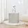 [en.casa] Ellelu Taupe Marmoroptik 45 x 40 x 40 cm