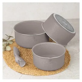 Berlinger Haus Taupe Berlinger Haus 12-teiliges Kochgeschirr-Set