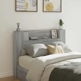vidaXL Kopfteil Graues Sonoma 140 x 16,5 x 103,5 cm Holzwerkstoff