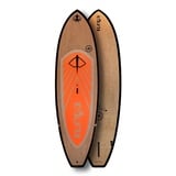 Runga-Boards SUP-Board Runga TUPORO ORANGE Hard Board Stand Up Paddling SUP, Allround, (9.0, inkl. Coiled Lash & 3-tlg. Finnen-Set) 9.0