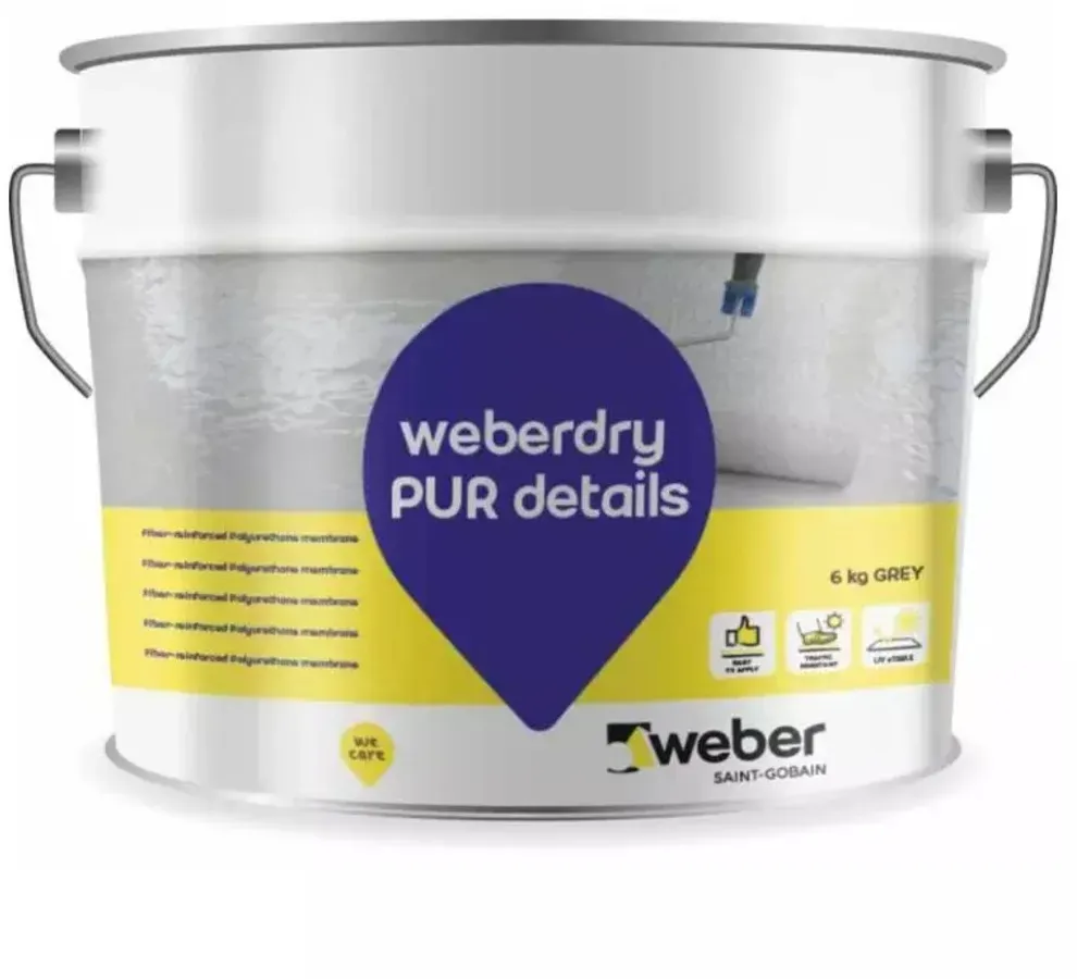 1K-PUR-Detailabdichtung - weber.dry PUR details - 6kg
