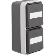 Berker Steckdose SCHUKO 2fach grau 1 St.