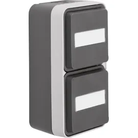 Berker Steckdose SCHUKO 2fach grau 1 St.