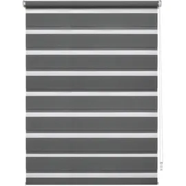 GARDINIA Doppelrollo EasyFix 45 x 150 cm Anthrazit