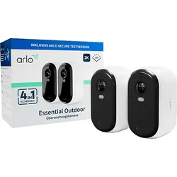 ARLO 2er-Pack Essential 2K Outdoor, Überwachungskamera
