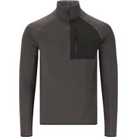 Whistler Helge M Half Zip Midlayer Dark Grey melange
