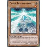 LDS2-DE031 - Cyber Leuchtturm - Common - DE - im Set mit Ultrapro Toploader - Yugioh