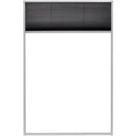 vidaXL Insektenschutz-Plissee für Fenster 80 x 120 cm Schwarz