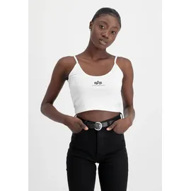 Alpha Industries Basic Crop-Top SL Women«, weiß