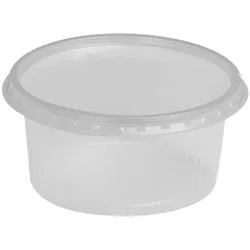 Saucenbecher Rund 250ml mit Deckel