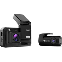 NAVITEL R480 2K dashcam with 2K video quality (Eingebautes Display, QUHD), Dashcam, Schwarz