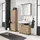 Schildmeyer Milan Hochschrank 40,5 x 163,7 x 32 cm Braun Holz