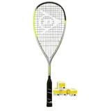 Dunlop Hyperfibre XT Revelation Squashschläger + 3 Squash Balls-Serie (Verschiedene Schläger zur Auswahl) (Revelation 125)