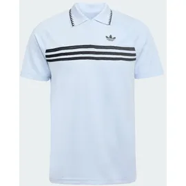 adidas Chest Stripes Slim Poloshirt blau S