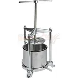 DEMA Edelstahl Obst- und Beerenpresse 5 L - Grau