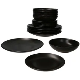 Mambocat Panther Tellerset 18-tlg. schwarz