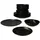 Mambocat Panther Tellerset 18-tlg. schwarz