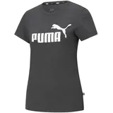 Puma Essentials Logo T-Shirt Damen 07 dark gray heather XS