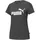 Puma Essentials Logo T-Shirt Damen 07 dark gray heather XS