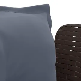vidaXL 1-Sitzer Sessel 1 x 1 x 1 cm braun