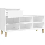 vidaXL Schuhregal 102 x 36 x 60 cm weiß