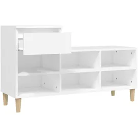 vidaXL Schuhregal 102 x 36 x 60 cm weiß