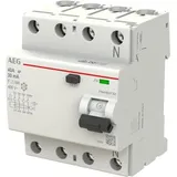 AEG FN440/F30 - FI-Schalter 4P Typ F 40A, 30mA, 4 Teilungseinheiten 2CSF704356R1400