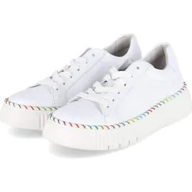 Gabor Plateau Schnürschuhe in Weiß 40 EU - Gr.: