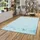 Pergamon Luxus Super Soft Fellteppich Plush Türkis 60x90cm