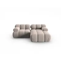 Micadoni Ecksofa Bellis, modular 3-Sitzer beige