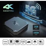 NEUE Smart-TV-Box mit Multimedia-Decoder, Android 9.0, X96mini 5G, S905W4 Quad-Core, 2 GB RAM, 16 GB Speicher