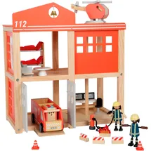 Small Foot Company Puppenhaus Große Feuerwache mehrfarbig 12703