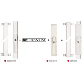 ABUS Nachrüstset  NRS FOS550 für FCA3000 Farbe: Weiß