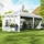 Outsunny Faltpavillon ca. 6 x 3 m Pavillon Partyzelt mit UV-Schutz, Seitenwänden