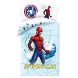 Halantex Spiderman Blau 140 x 200 cm + 70 x 90 cm