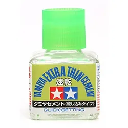TAMIYA Extra Thin Cement, Flüssigkeit, Flasche, 40 ml