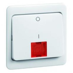 Peha Standard - Wippe, reinweiß, 2pol., mit Linse