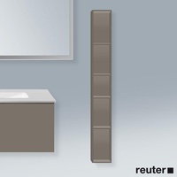 Duravit L-Cube Regalelement, vertikal, flannel grey seidenmatt