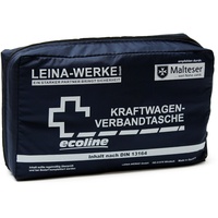 Leina-Werke 11033 KFZ-Verbandtasche Compact Ecoline ohne Klett, Blau/Weiß