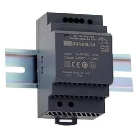 MeanWell Mean Well DDR-60L-5 Hutschienen-DC/DC-Wandler (DIN-Rail) 5 V/DC 12A 60W Anzahl Ausgänge:1 x Inhalt